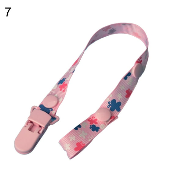 Fruit Print Baby Pacifier Clip - Nipple Holder & Nursing Leash Strap with Dummy Lanyard Design