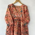thumbnail image 1 of Fruit Printed Cotton Dress, Handblock Dress, Cotton Dress, Handblock Dresses, Block Printed Dress, Handmade Cotton Dress, Dresses, Cotton, 1 of 8