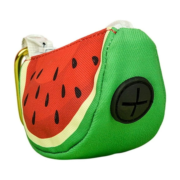Fruit Printing Pet Poop Bag Holder Dogs Poop Bag Dispenser Dog Poop Bag Holder with Hanging Clip Dog Walking Supply