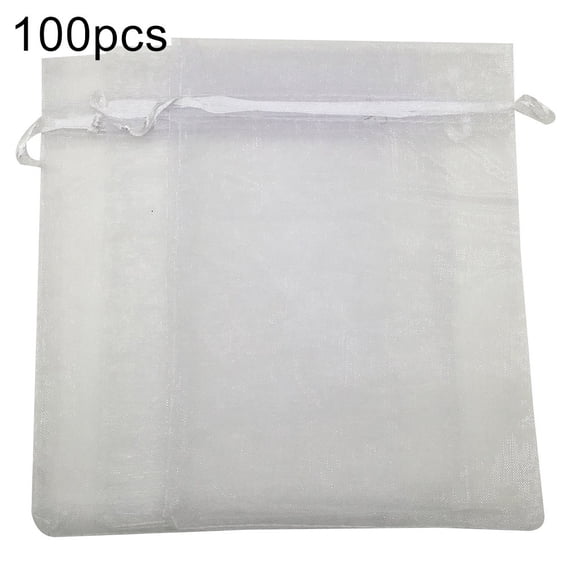 Fruit Protection Bags Anti-Bird Garden Netting Bags Strawberry Grapes Mesh Bag White