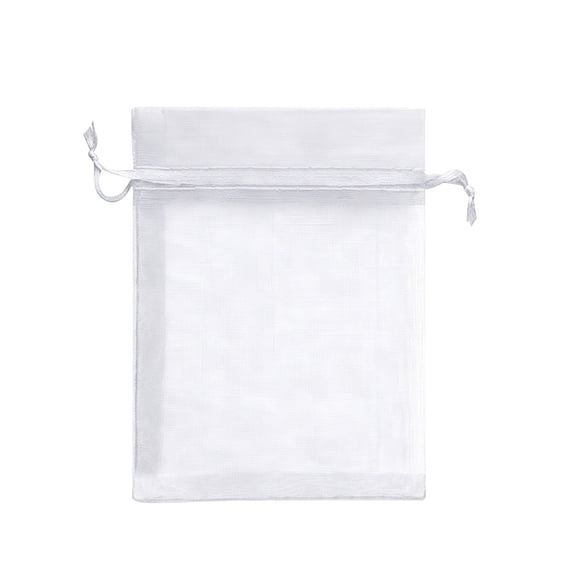 Fruit Protection Bags,Drawstring Fruit Netting Bags,Reusable Garden Netting Bags,Netting Cover Drawstring Mesh Tomato Protectors Bags Pest Barrier for Blueberry Small Fruit (3.93x4.72in White)