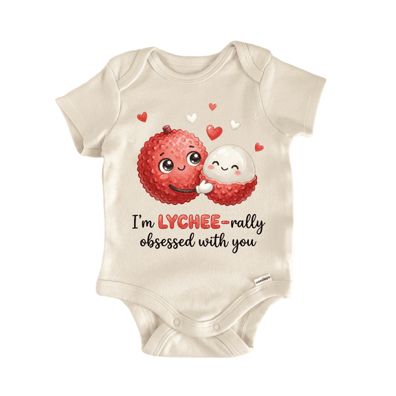 Fruit Pun Lychee - Baby Bodysuit