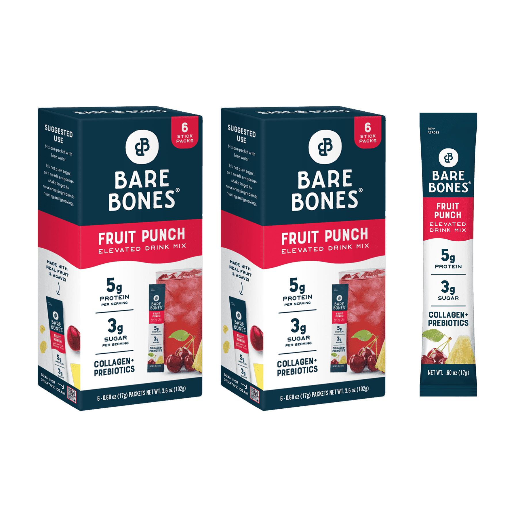 Walmart discount codes: Walmart Black Friday Deals 2025 - Bare Bones Elevated Drink Mix Fruit Punch - 5g Collagen/Protein - 2 packs of 6