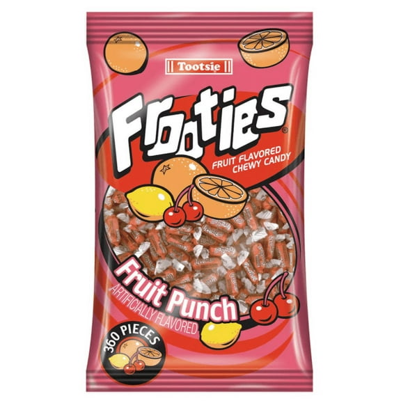Fruit Punch Frooties - Tootsie Roll Chewy Candy - 360 Piece Count, 38.8 oz Bag(two pack)