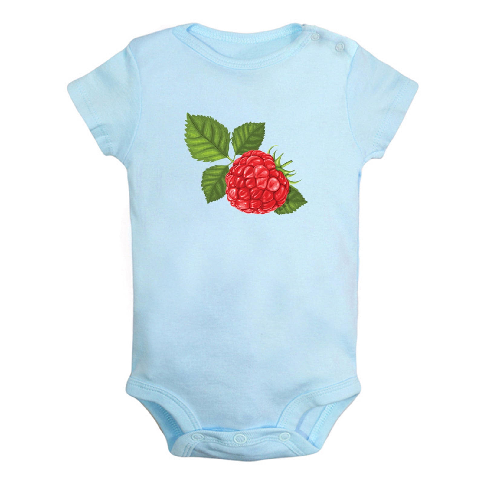 Fruit Raspberry Image Print Rompers For Babies, Newborn Baby Unisex ...