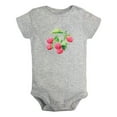 thumbnail image 1 of Fruit Raspberry Image Print Rompers For Babies, Newborn Baby Unisex Bodysuits, Infant Jumpsuits, Toddler 0-24 Months Kids One-Piece Oufits (Gray, 12-18 Months), 1 of 4