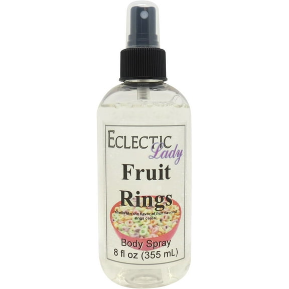 Fruit Rings Body Spray, Eclectic Lady, Hydrating Mist, Unisex, 16 oz