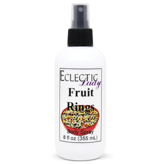 Fruit Rings Body Spray, Eclectic Lady, Hydrating Mist, Unisex, 8 oz
