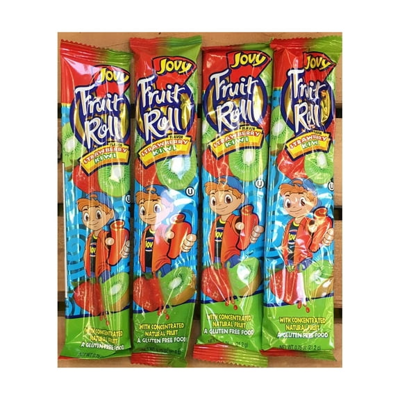Fruit Roll, Strawberry, Kiwi (Pack of 8)
