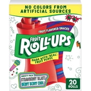 Fruit Roll-Ups Fruit Flavored Snacks, Gluten Free Variety Pack (20 Count)