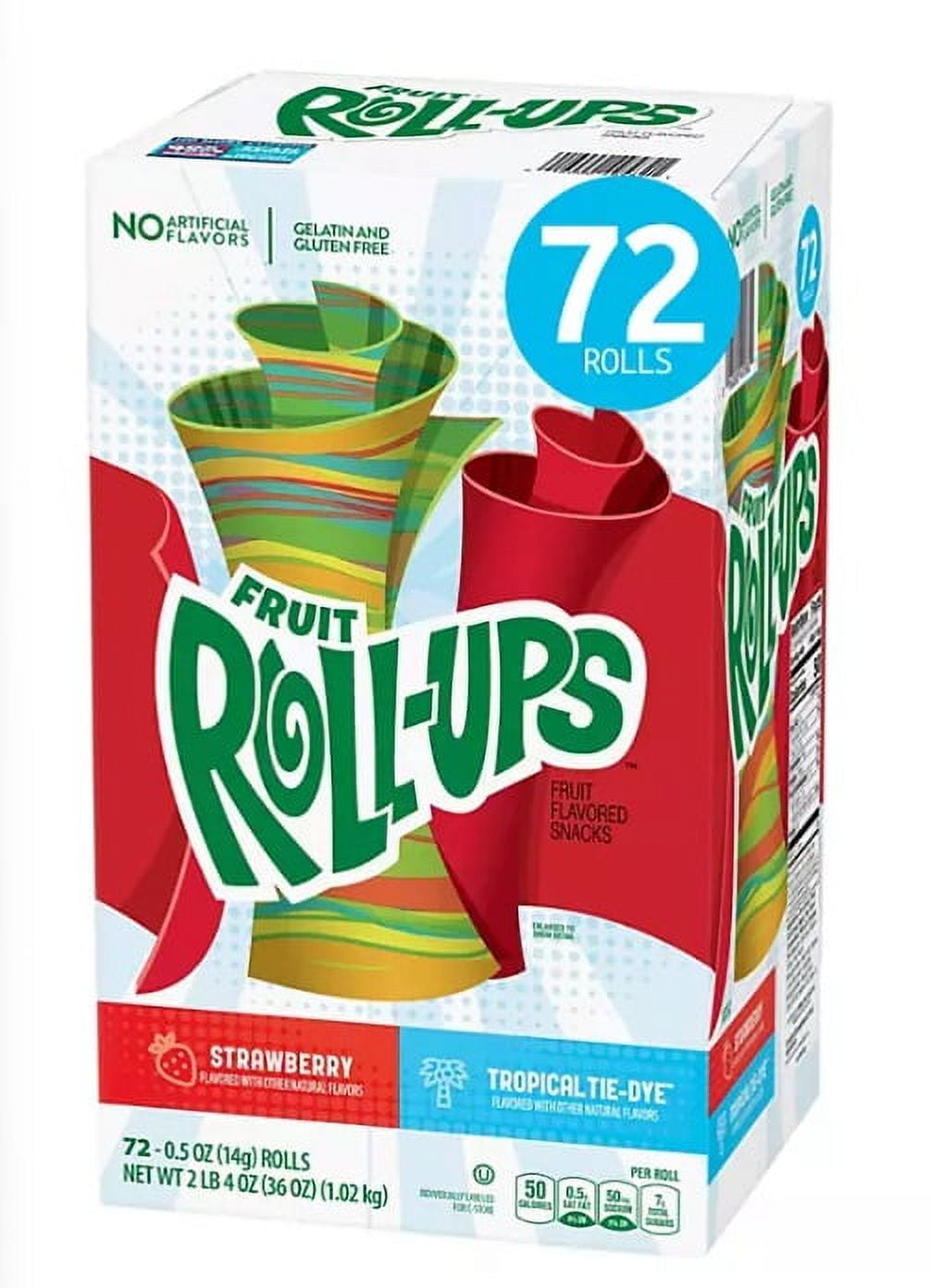 Fruit Roll-Ups Fruit Snacks Variety Pack (0.5 oz., 72 pk