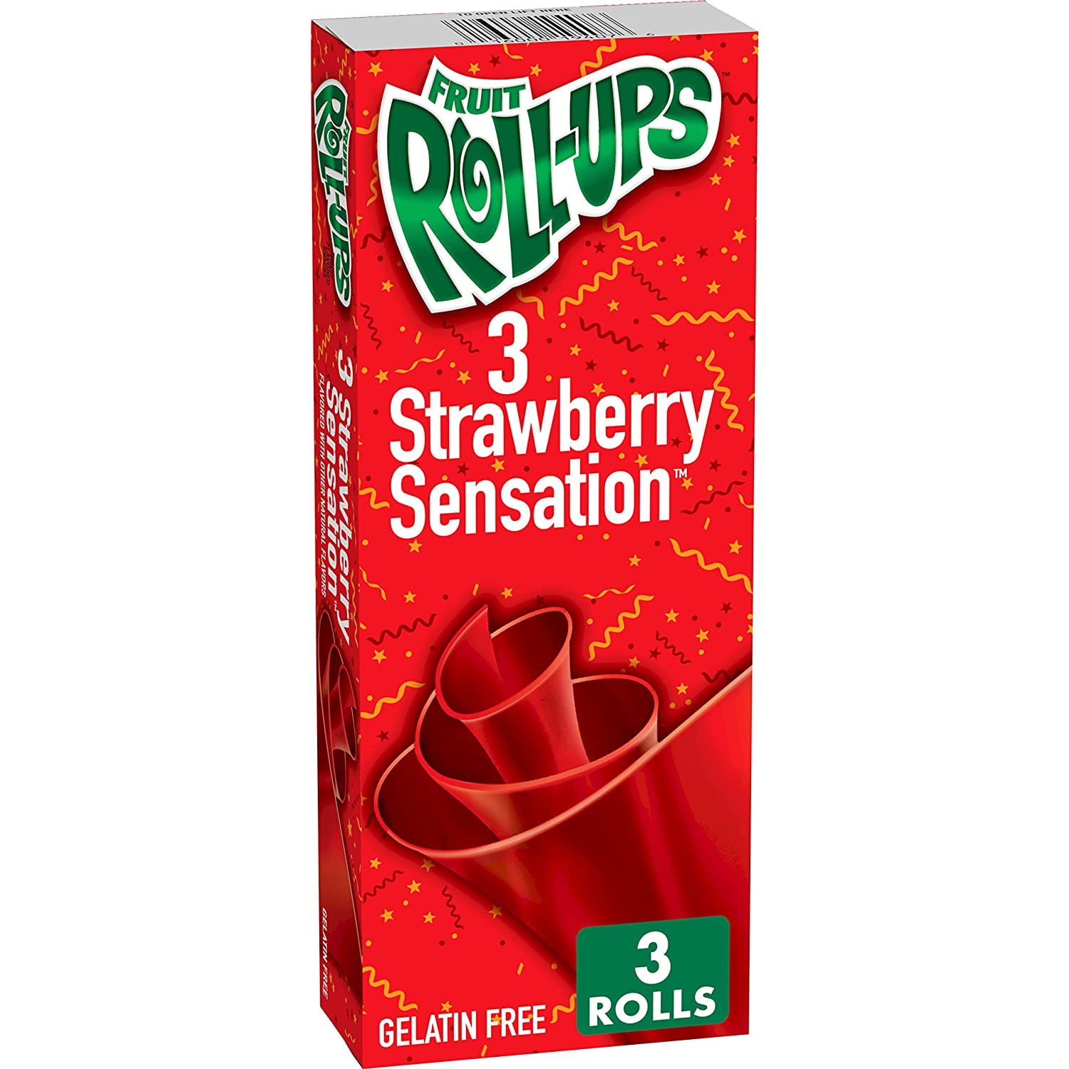 Fruit RollUps Strawberry Sensation 3 CT