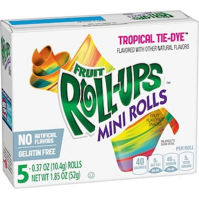 Fruit RollUps Tropical Tie Dye Mini Rolls (2 pack)
