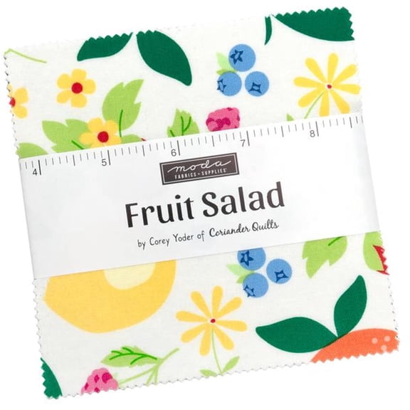 Fruit Salad Charm Pack by Corey Yoder, 42 5-inch Precut Fabric Quilt Squares
