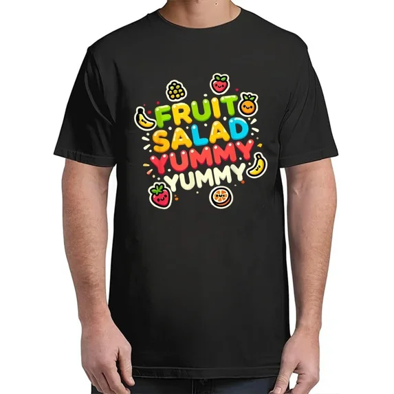 Fruit Salad Yummy Yummy Cute Fruit T-Shirt Classic for Unisex S–4XL
