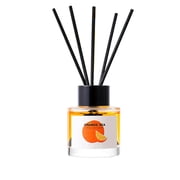 Fruit Scented Liquid Air Freshener Oil With Reed Diffuser Sticks Home Decor 2.08x2.08x5.78 In 1 Pack