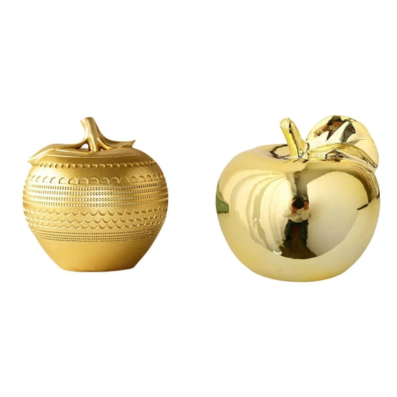 Fruit Sculpture Resin Figurine Ceramic Ornament Unique Art Design for Home Office Desk Decor Dining Room Display