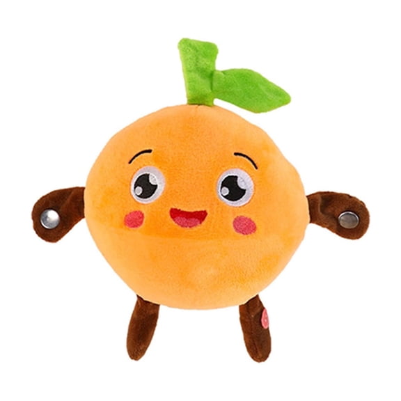 Fruit Sensory Plush Toy for Baby – Soft Stuffed Learning Toy with Sound – Early Development Educational Toy for Toddler – 10.4 Inch