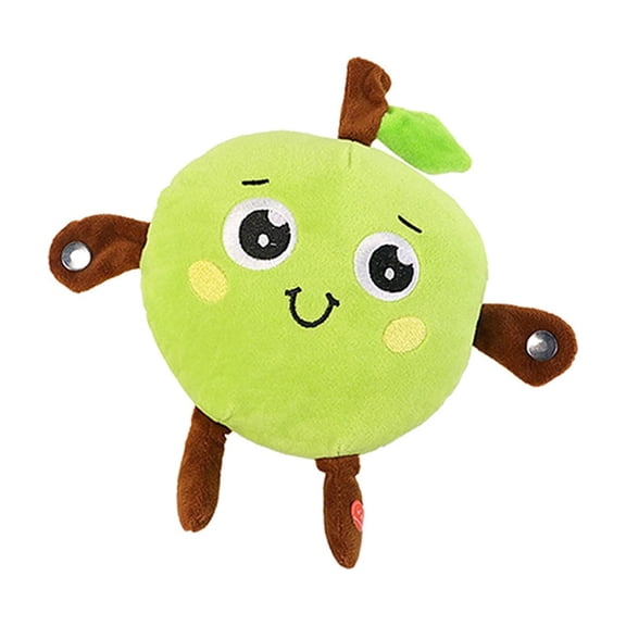 Fruit Sensory Plush Toy for Baby – Soft Stuffed Learning Toy with Sound – Early Development Educational Toy for Toddler – 10.4 Inch