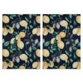 thumbnail image 1 of Fruit Series Lemon Kitchen Towels Set of 2, 18x26 Inches Absorbent and Soft Bar Towels, Decorative Hand Towels for Dish Drying, Kitchen Decor Essential, 1 of 3
