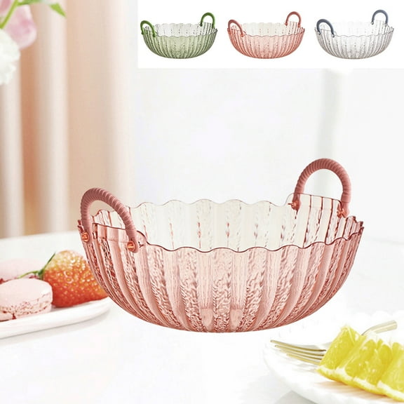 Fruit Serving Tray,Multi-Color Household Candy Tray,Large Capacity,Easy Clean Design,Living Room Coffee Table Decor for Entertaining,Durable Plastic Material,Snack Display Stand,Modern Home,NCHKUN