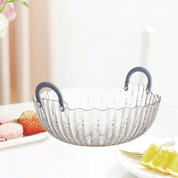 Fruit Serving Tray,Multi-Color Household Candy Tray,Large Capacity,Easy Clean Design,Living Room Coffee Table Decor for Entertaining,Durable Plastic Material,Snack Display Stand,Modern Home,NCHKUN