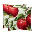 thumbnail image 1 of Fruit Set of 2 Velvet Throw Pillow Covers with Unique Patterns in 16x16, 18x18, and 20x20 Inches for Various Occasions - Throw Pillow Inserts Included, 1 of 6