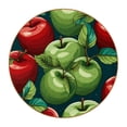 thumbnail image 1 of Fruit Set of 6 Round Coasters, Microfiber Leather Drink Coasters for Cups, 4.3x4.3 Inch Table Coasters, Coaster Set for Home and Office, 1 of 6