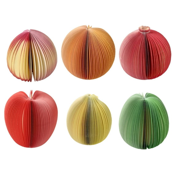 Fruit Shape Note Paper Adheive Note Paper 750Sheets Unlined Small ...