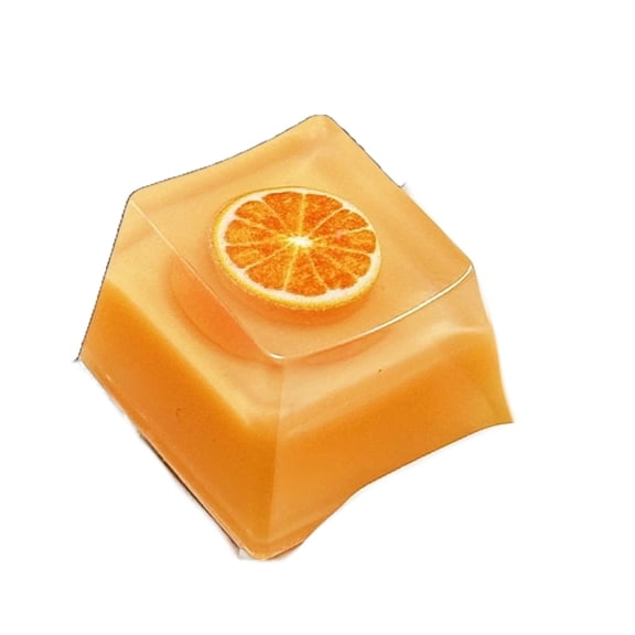 Fruit Shaped Clear Backlits Keycap For Mechanical Keyboards Switches Glowing Resin Keycap Replacement