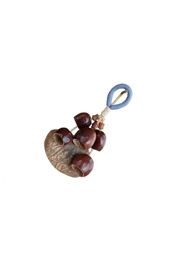 Shell Keychain With Pleasant Wind Chime Sound Handmade Decorative Pendant For Keys Backpacks Artistic Gift