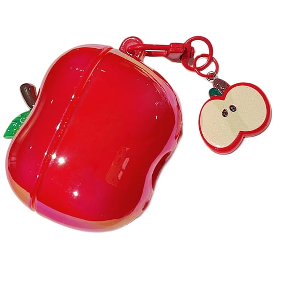 Fruit Silicone Earbuds Case for Charging, Clear Impact-Resistant Protective Shell