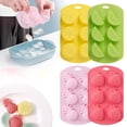 thumbnail image 1 of Fruit Silicone Molds, Gummy Molds Silicone, Fruit Ice cube tray, Watermelon/Strawberry/Lemon/Pineapple Shapes, Reusable Candy & Cake Decor Baking Tools for Gummy, Chocolate Hot Pink 1Pcs, 1 of 5