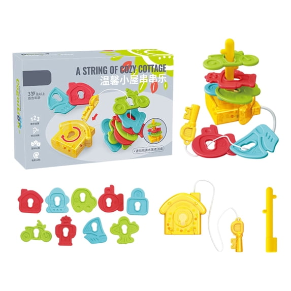 Fruit Skewers Gluttonous Worm Game, Tabletop Logical Thinking Educational Toy, Gift for Kids 3+
