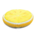thumbnail image 1 of Big Joe Fruit Slice Float No Inflation Needed Pool Lounger, Lemon Mesh, Quick Draining Fabric, 4 feet Big, 1 of 8