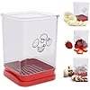 Fruit Slicer Cup, Speed Cutter for Strawberry Banana Grape Egg, Stainless Steel Vegetable Cutting Kitchen Gadget, Kitchen Portable Slicing Tool (1 pcs)