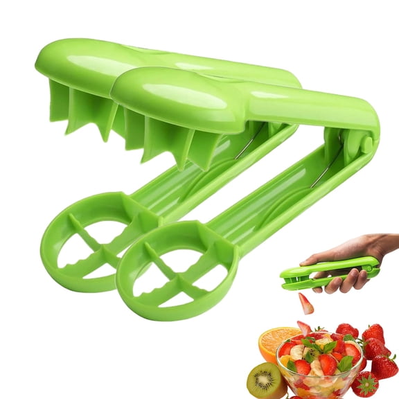 Fruit Slicer Handheld, Grape Cutter for Quick Quartering, Easy Press for Grapes, Cherry Tomatoes & Strawberries, Kitchen Snack & Salad Prep