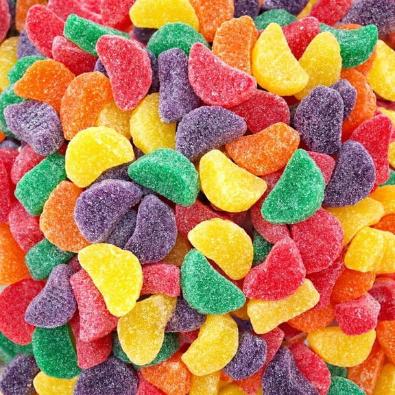 Fruit Slices Jelly Candy | Sugar-Dusted Nostalgic Sweets | Multiple Flavors Available | Classic Candy For Kids and Adults
