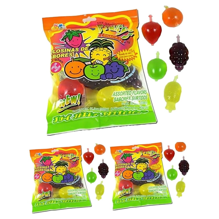 Fruit Snack Jelly Fruit Candy Bag Pack of 3 8 each bag TIKTOK Challenge play the famous Hit or Miss game