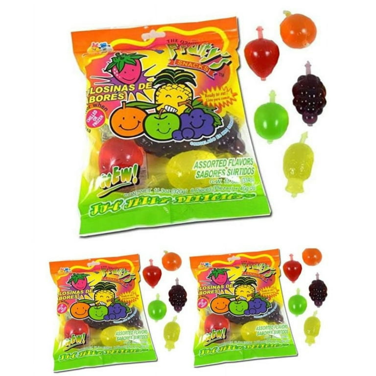 Fruit Snack | Jelly Fruit Candy Bag | Pack of 3 (8 each bag) | TIKTOK  Challenge | play the famous Hit or Miss game.