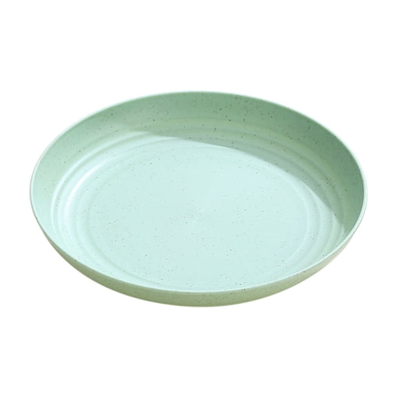 Fruit Snack Plate - Eco-friendly Plastic Snack Serving Tray Non-slip Base for Desserts & Jewelry Storage Accessory (Green), JASKFLY