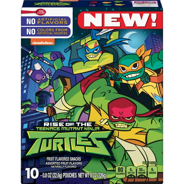 Fruit Snacks Teenage Mutant Ninja Turtles Snacks 10 Pouches