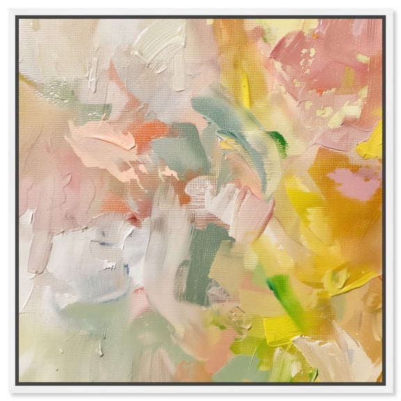 Fruit Sorbet Canvas Colorful Wall Art by Art Remedy, White Frame, 12" x 12"