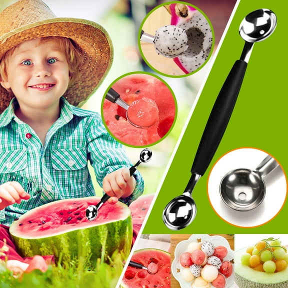 Fruit Spoon, Rvkxad Creative Watermelon Spoon Fruit Digging Tool, Wear-Resistant Easy Clean Non-Slip Handle 18cm for Household Kitchen