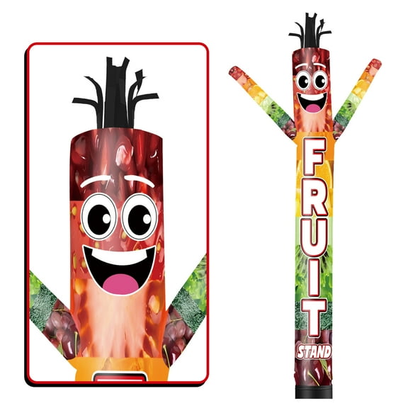 Fruit Stand Inflatable Tube Man Wacky Wavy Dancing Guy for Outdoor Decoration Advertising Business Promotion (Blower Not Included)