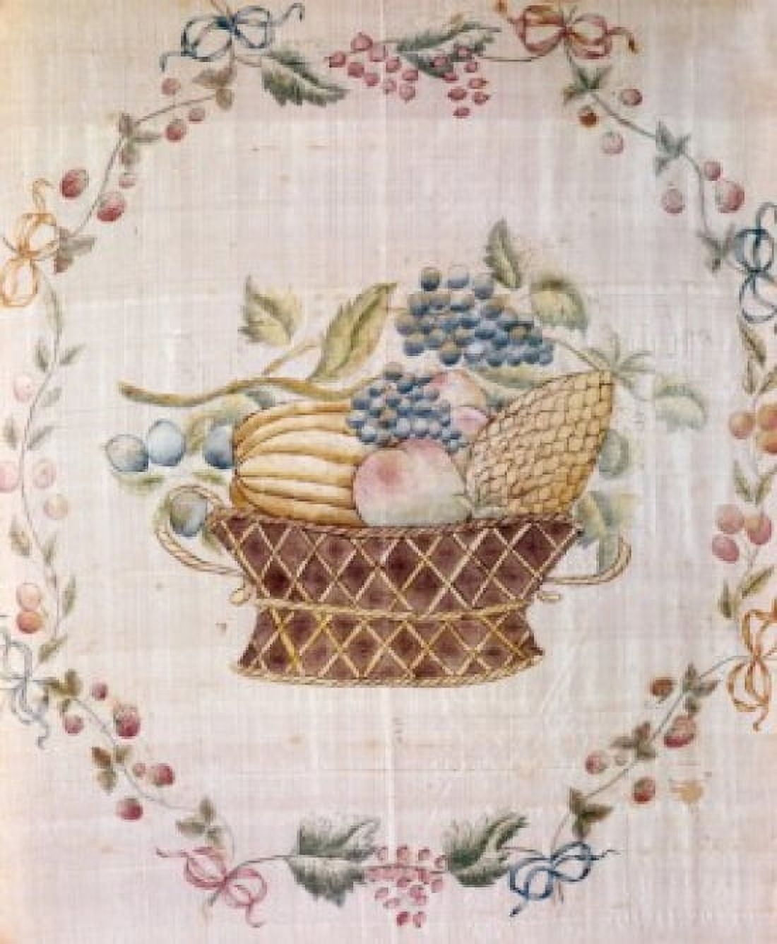 Fruit Still Life - 19th C 19TH C Artist Unknown Canvas Art - (18 x 24)