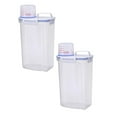 thumbnail image 1 of Fruit Storage Containers For Fridge Rice Containers Airtight Large Capacity Plastic Clear Measuring Cup Rice Storage For Kitchen 1.5l/3l, 1 of 7