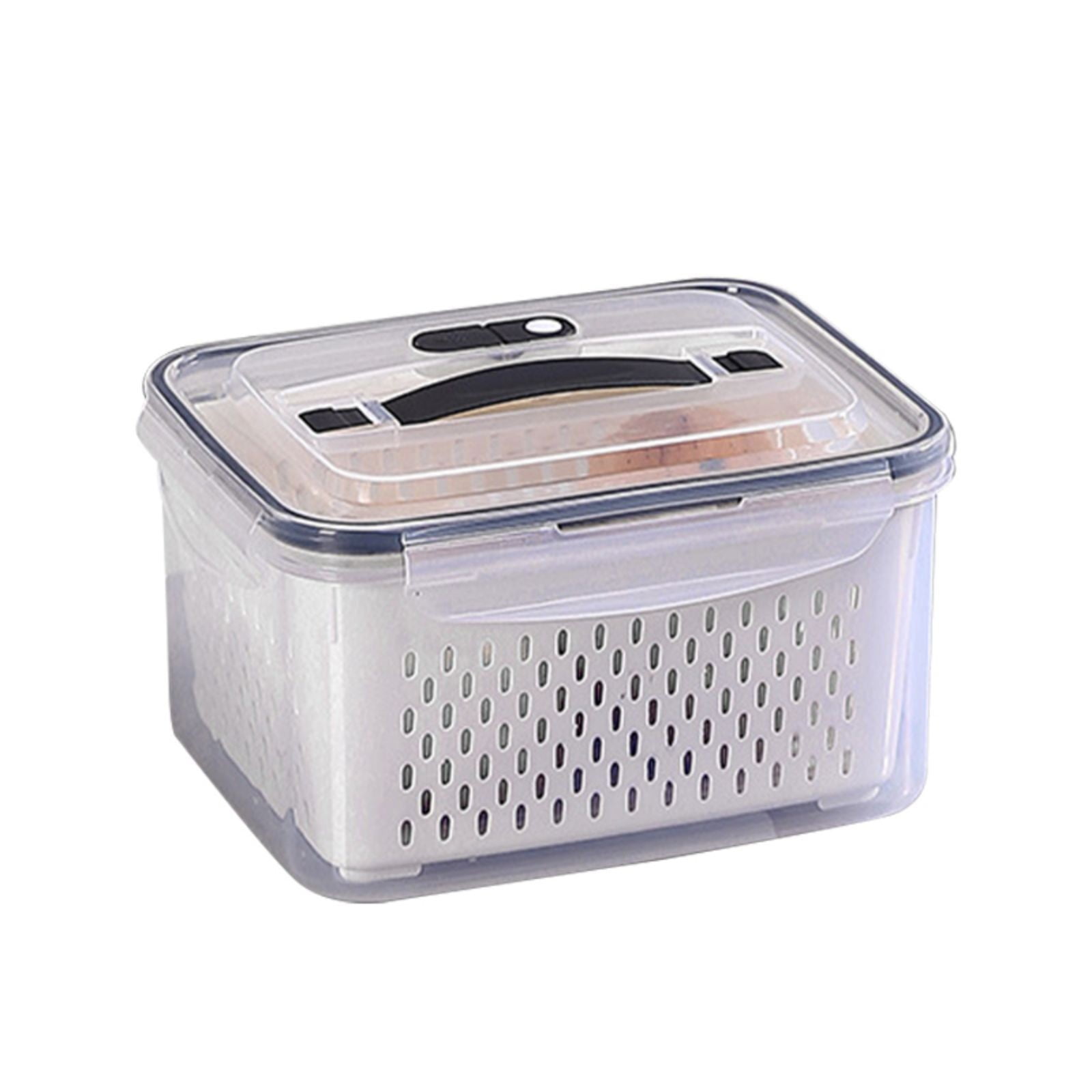 Fruit Storage Containers for Fridge,Airtight Fridge Organizers,BPA-Free Produce Containers for Fridge to Keep Vegetables Berry Lettuce Fresh,a Reusable Food Storage Container for Produce
