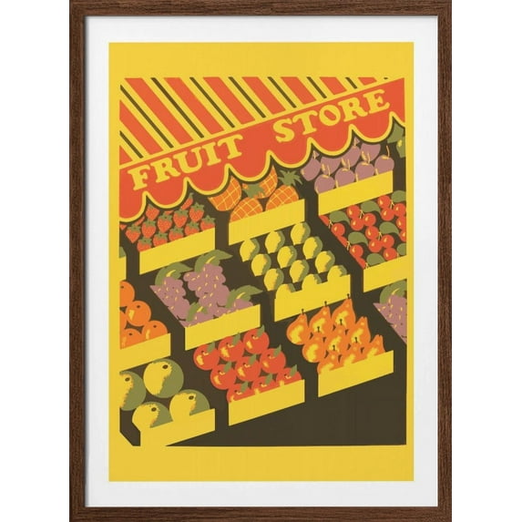 Fruit Store Framed Art Modern Wall Decor