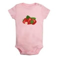 thumbnail image 1 of Fruit Strawberry Image Print Rompers For Babies, Newborn Baby Unisex Bodysuits, Infant Jumpsuits, Toddler 0-24 Months Kids One-Piece Oufits (Pink, 0-6 Months), 1 of 4
